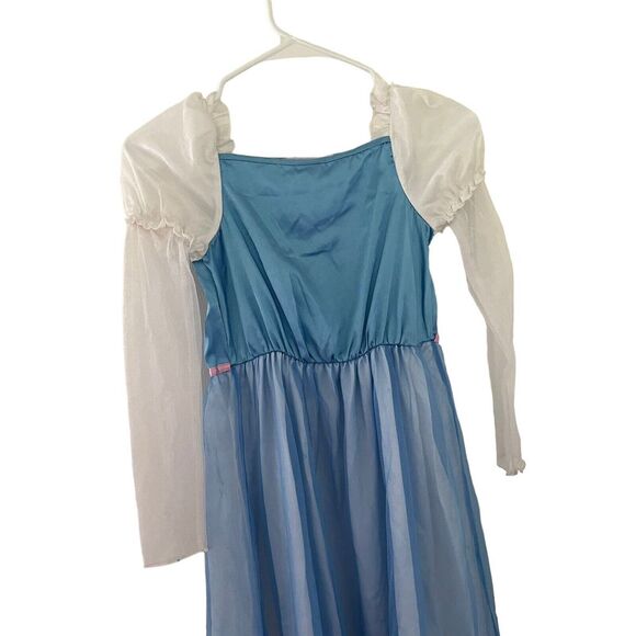 Disney Store Cinderella Princess Costume Dress Size 7/8 Blue Halloween‎ Girls - Picture 5 of 6